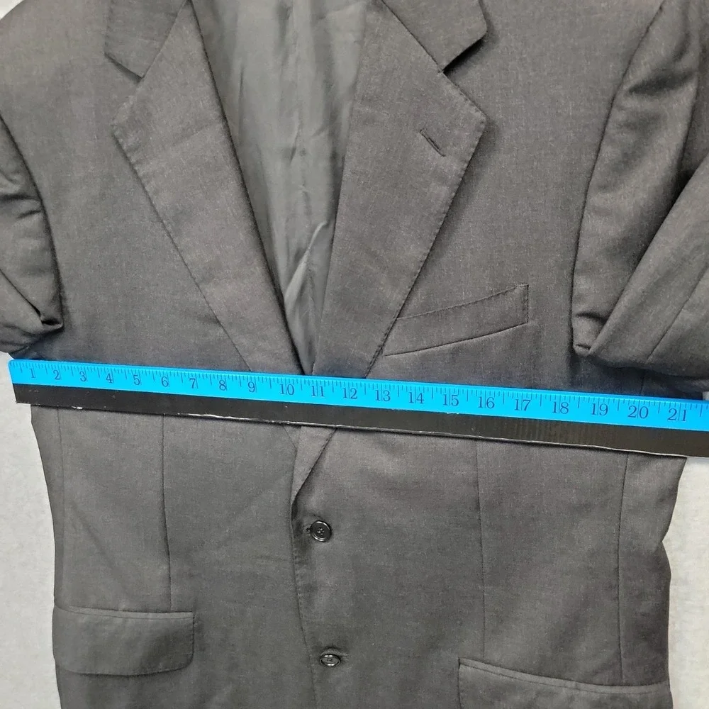 CANALI Italy Wool Dk Gray 2-Button Blazer Jacket AL 13220/32 Mens 41R (US)